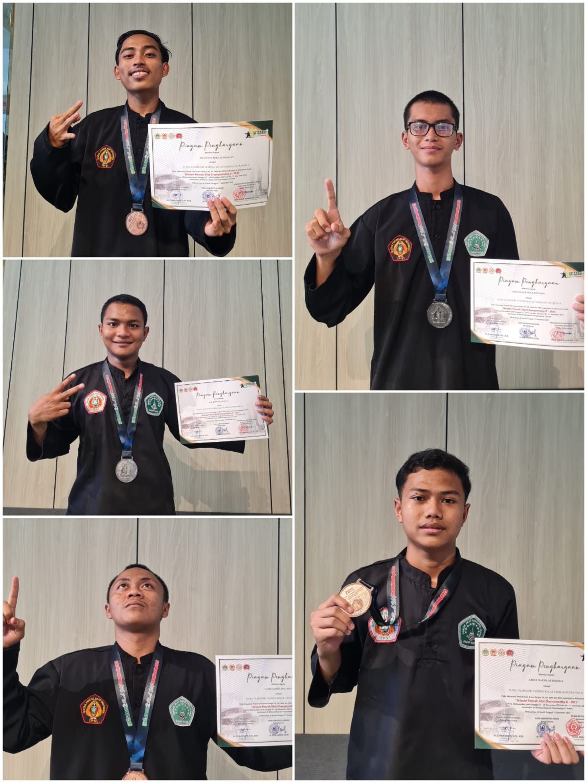 Kontingen MA Al-Azhar Menganti Raih Prestasi Gemilang di Grissee Pencak Silat Championship 2025